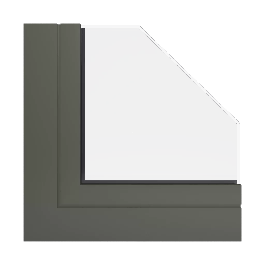 RAL 7013 Braungrau fenster fensterprofile aliplast panorama