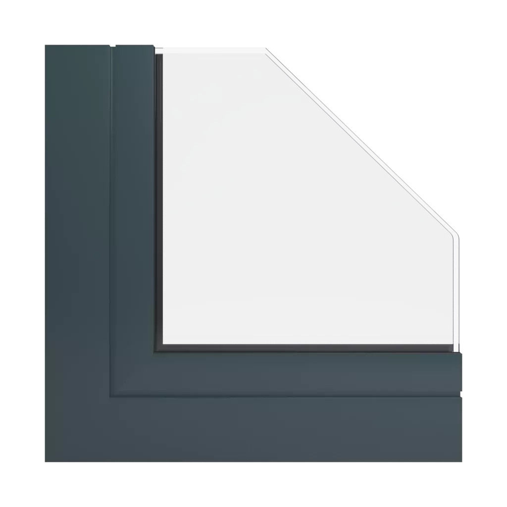 RAL 7026 Granitgrau fenster fensterprofile aliplast panorama