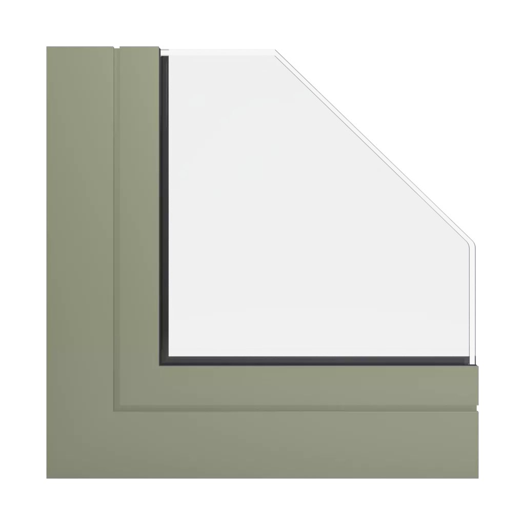 RAL 7034 Gelbgrau fenster fensterprofile aliplast panorama