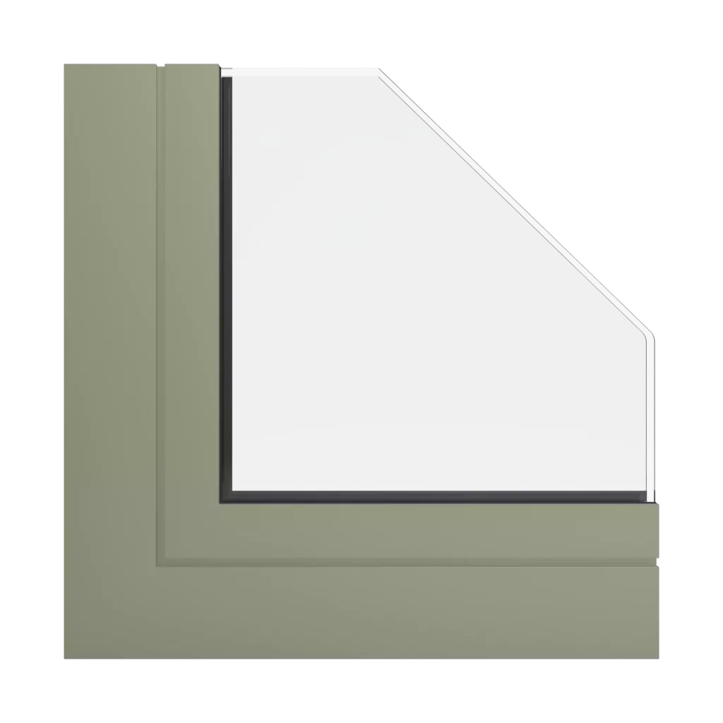 RAL 7034 Gelbgrau fenster fensterprofile aliplast genesis-75