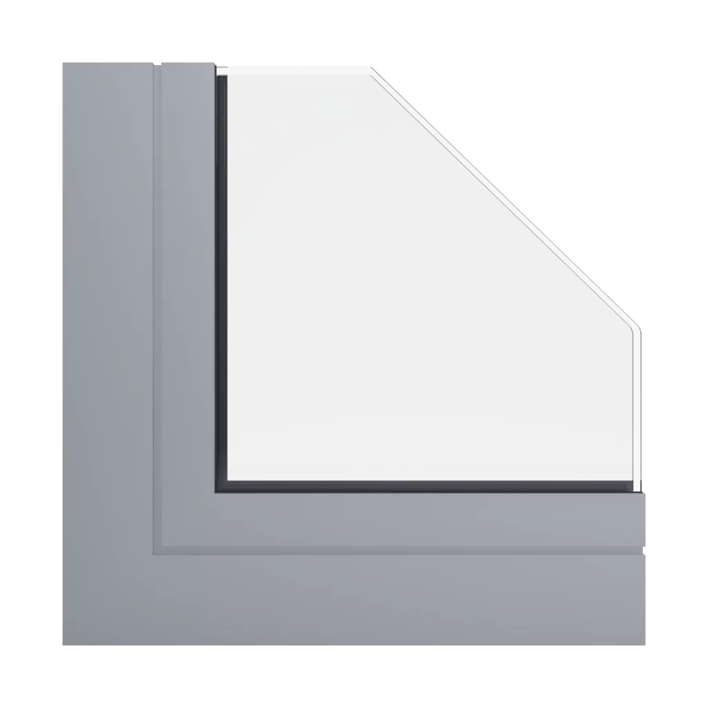 RAL 7040 Fenstergrau fenster fensterprofile aliplast mc-glass