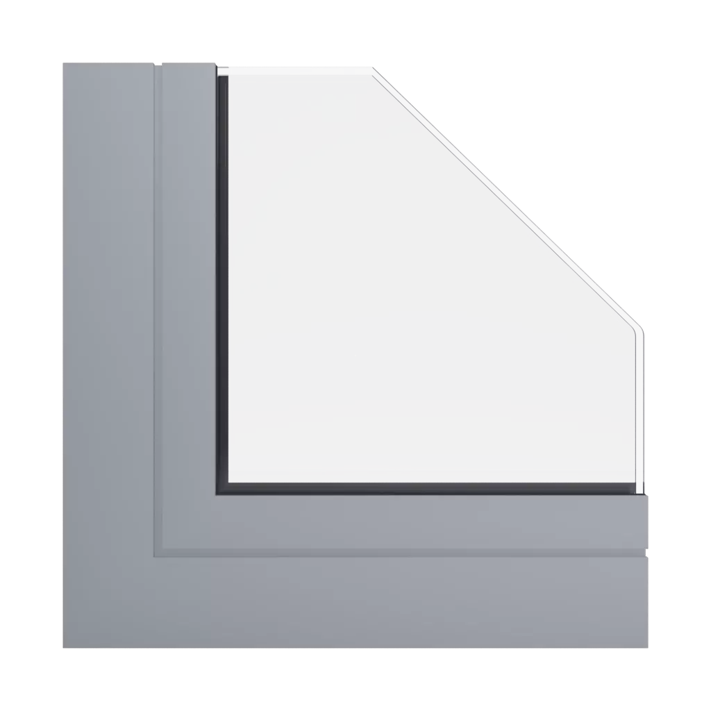 RAL 7040 Fenstergrau fenster fensterprofile aluprof mb-77hs