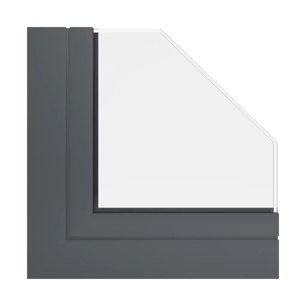 RAL 7043 Verkehrsgrau B fenster fensterprofile aliplast max-lichtdesign