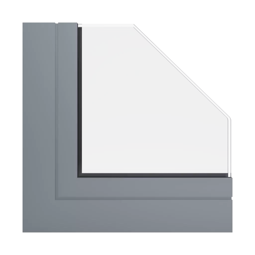 RAL 7046 Telegrau 2 fenster fensterprofile aliplast panorama