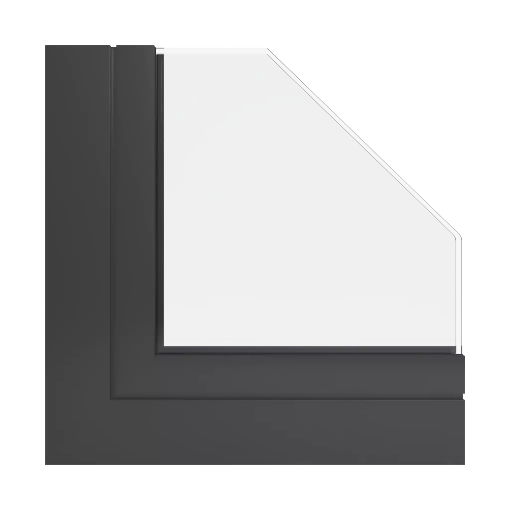 RAL 8019 Graubraun fenster fensterprofile aliplast panorama