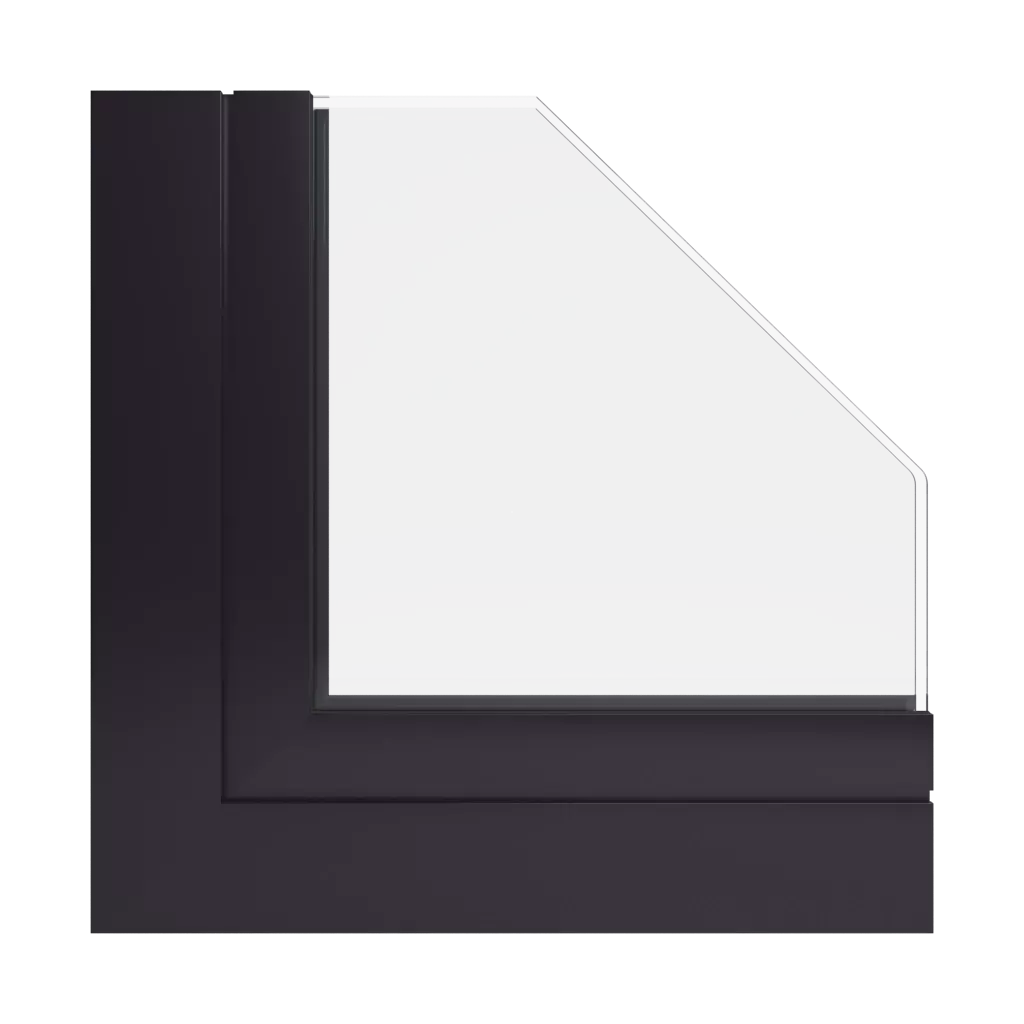 RAL 8022 Schwarzbraun fenster fensterprofile aliplast panorama