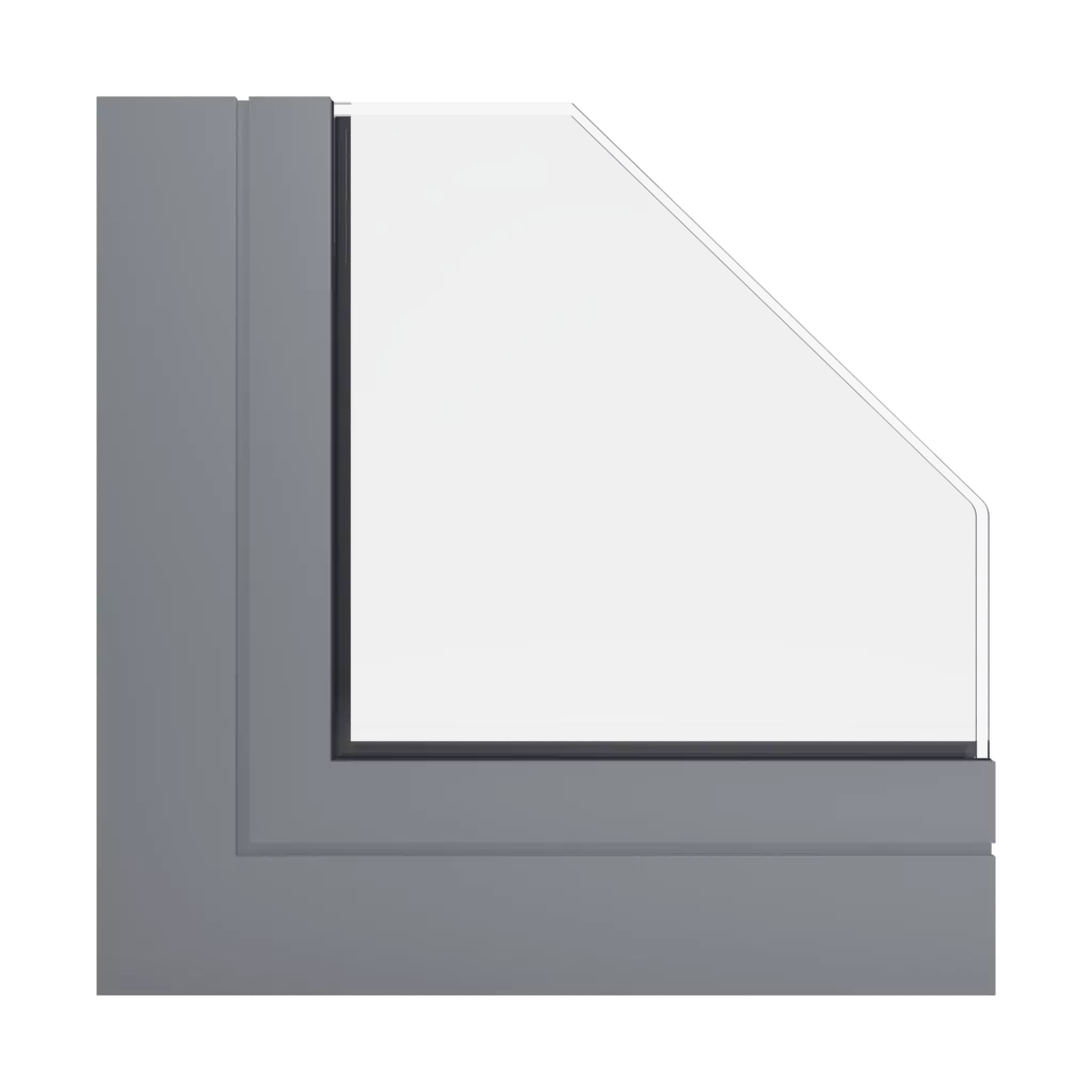 RAL 9023 Perldunkelgrau fenster fensterprofile aluprof mb-77hs